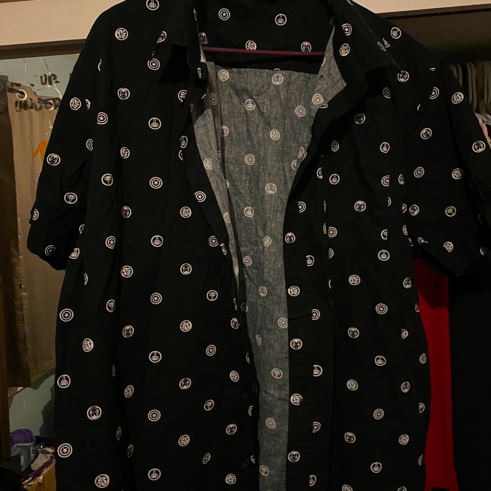 Marvel Avengers button up
